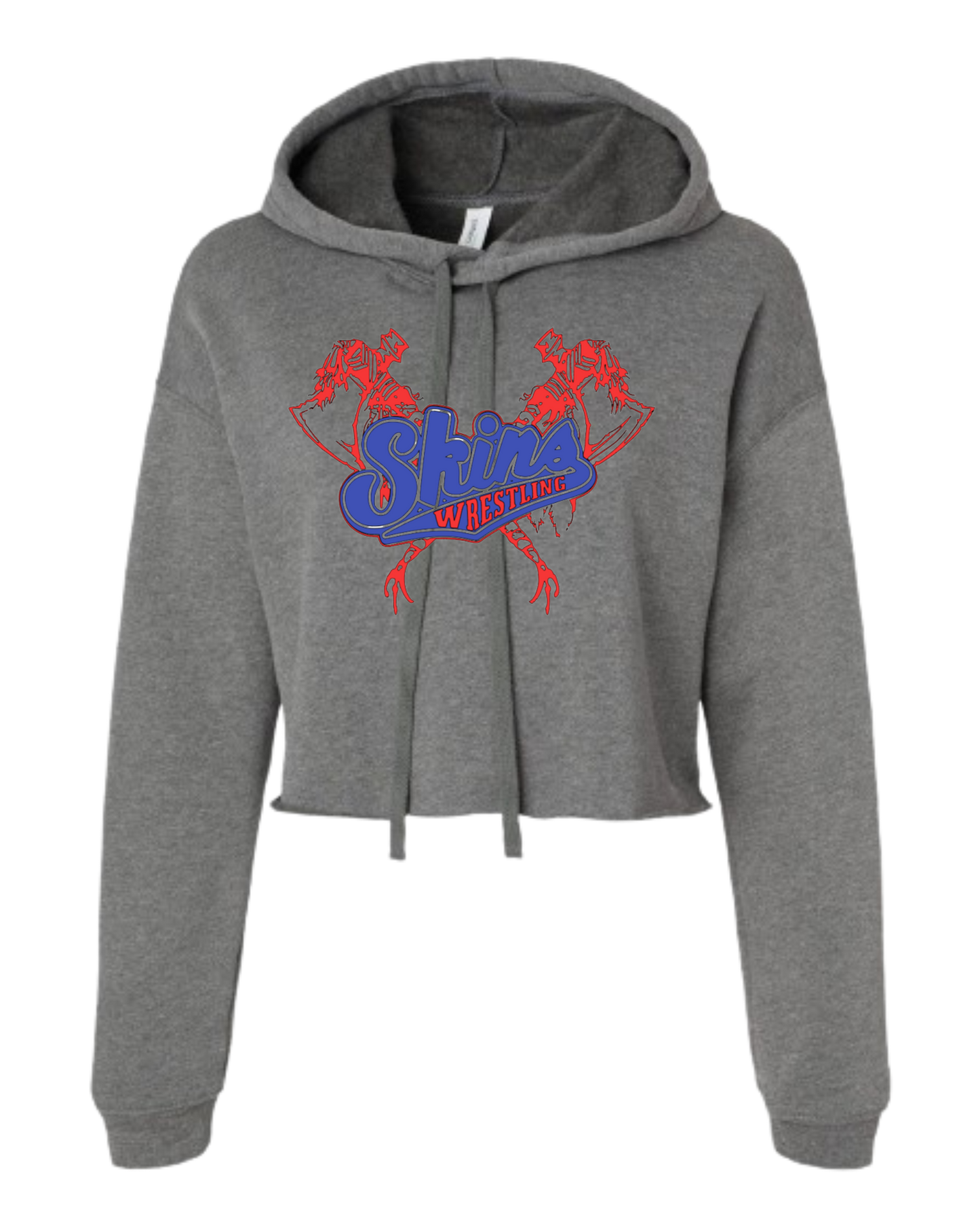 Skins Wrestling Crop Top Hoodie - Personalized