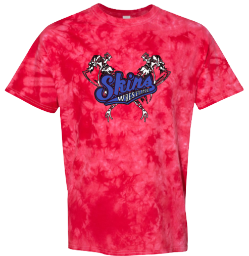 Skins Wrestling Tie-Dye Short-Sleeve T-Shirt - Personalized