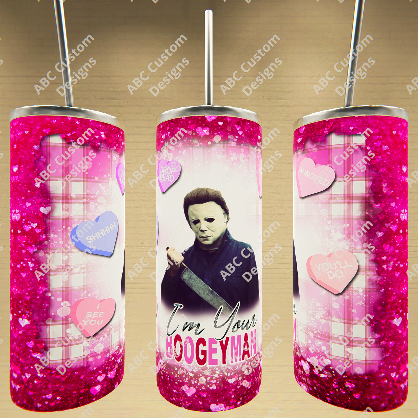 Valentine's Day - Horror Tumbler - Michael Meyers