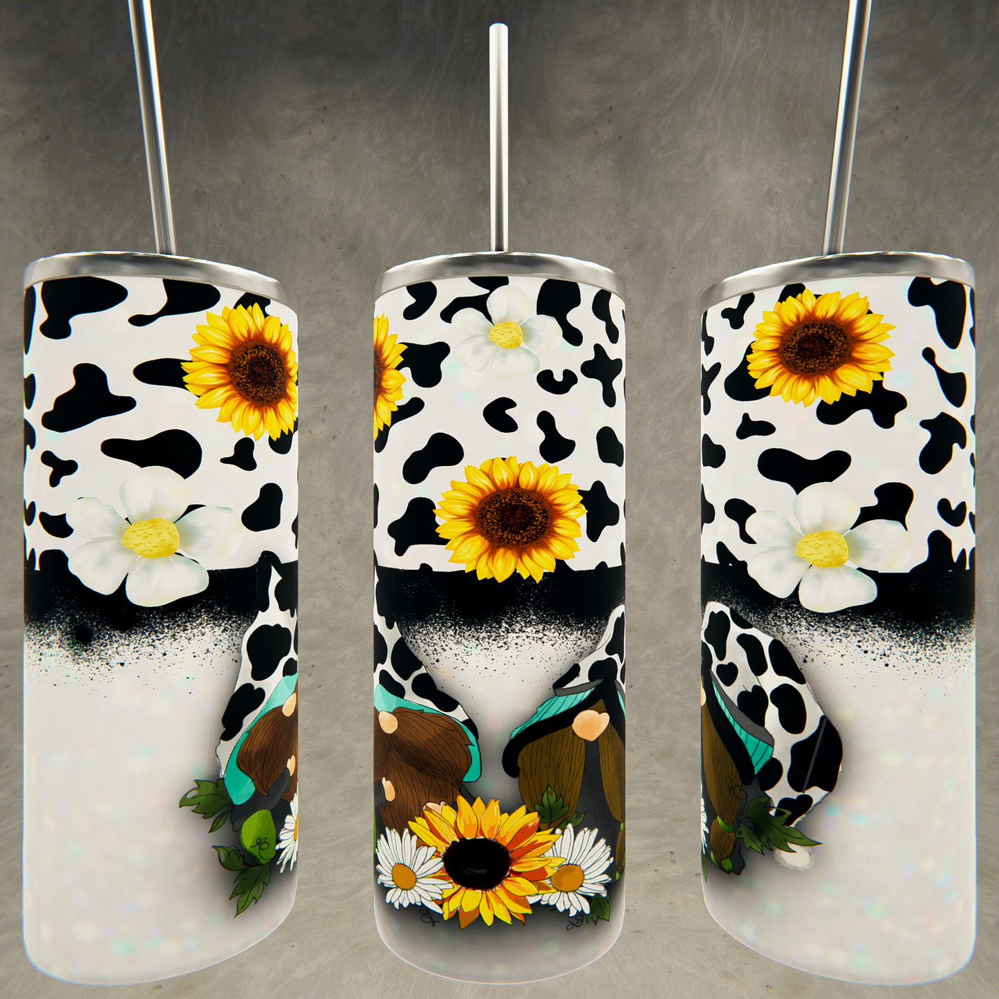 Sunflower Gnome Tumbler