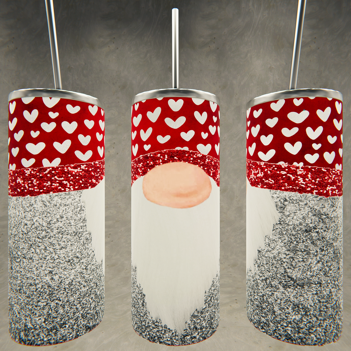 Valentine's Day Gnome Tumbler