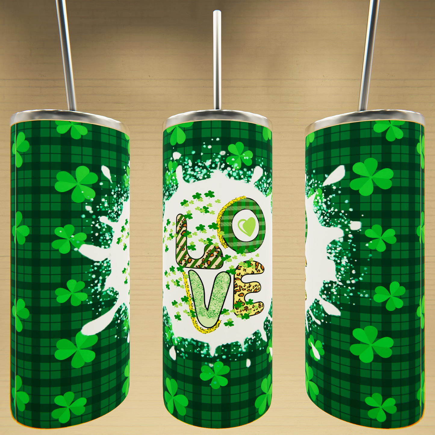 St. Patrick's Day LOVE Tumbler