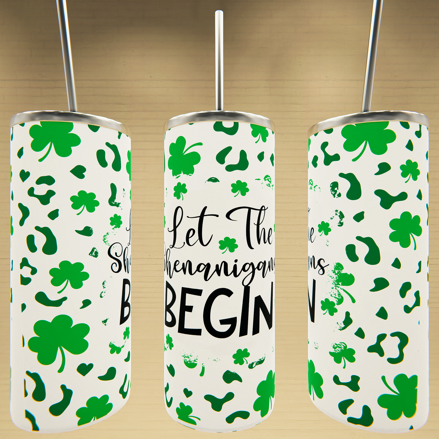 Let the Shenanigans Begin St. Patrick's Day Tumbler