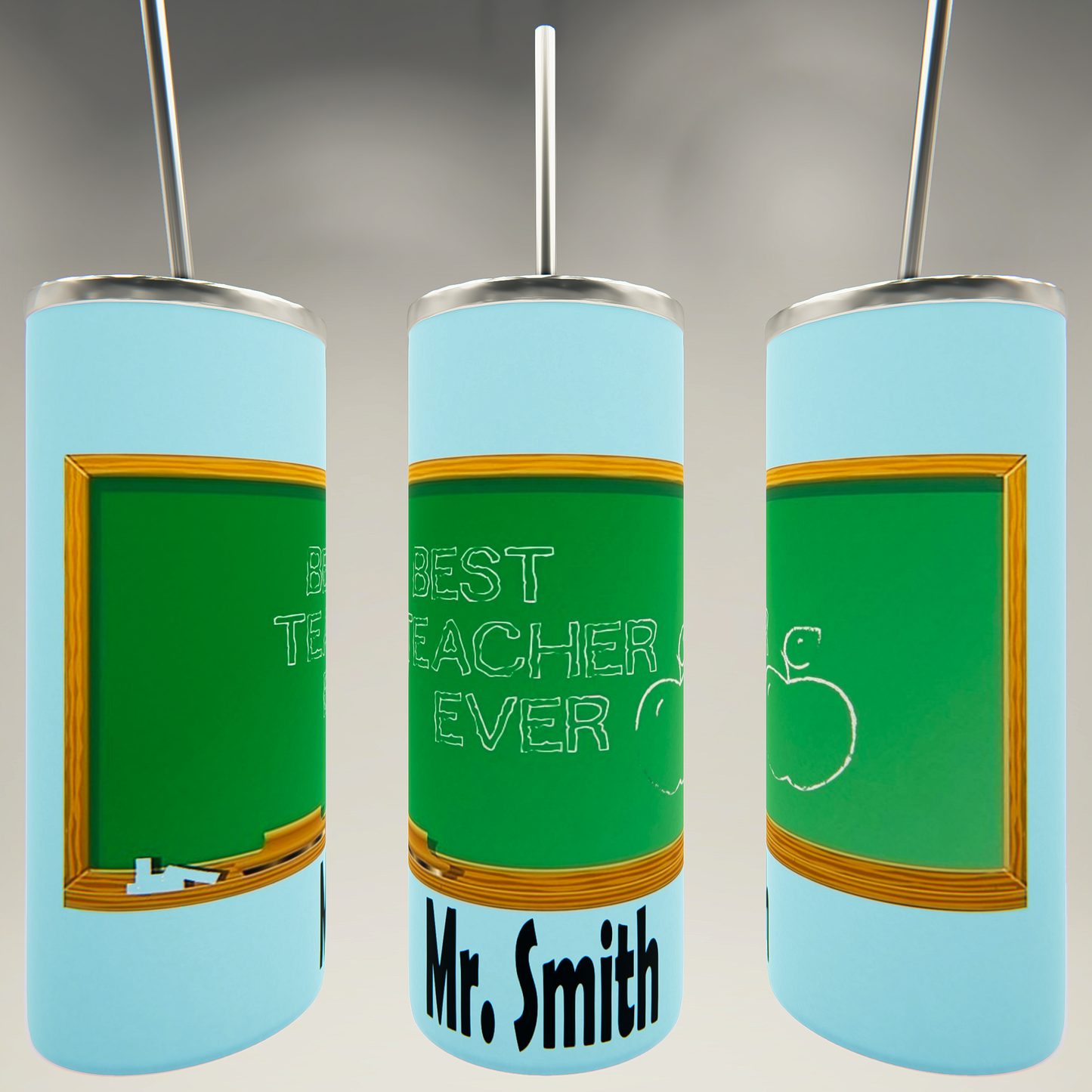 Best Teacher Ever Chalkboard Tumbler