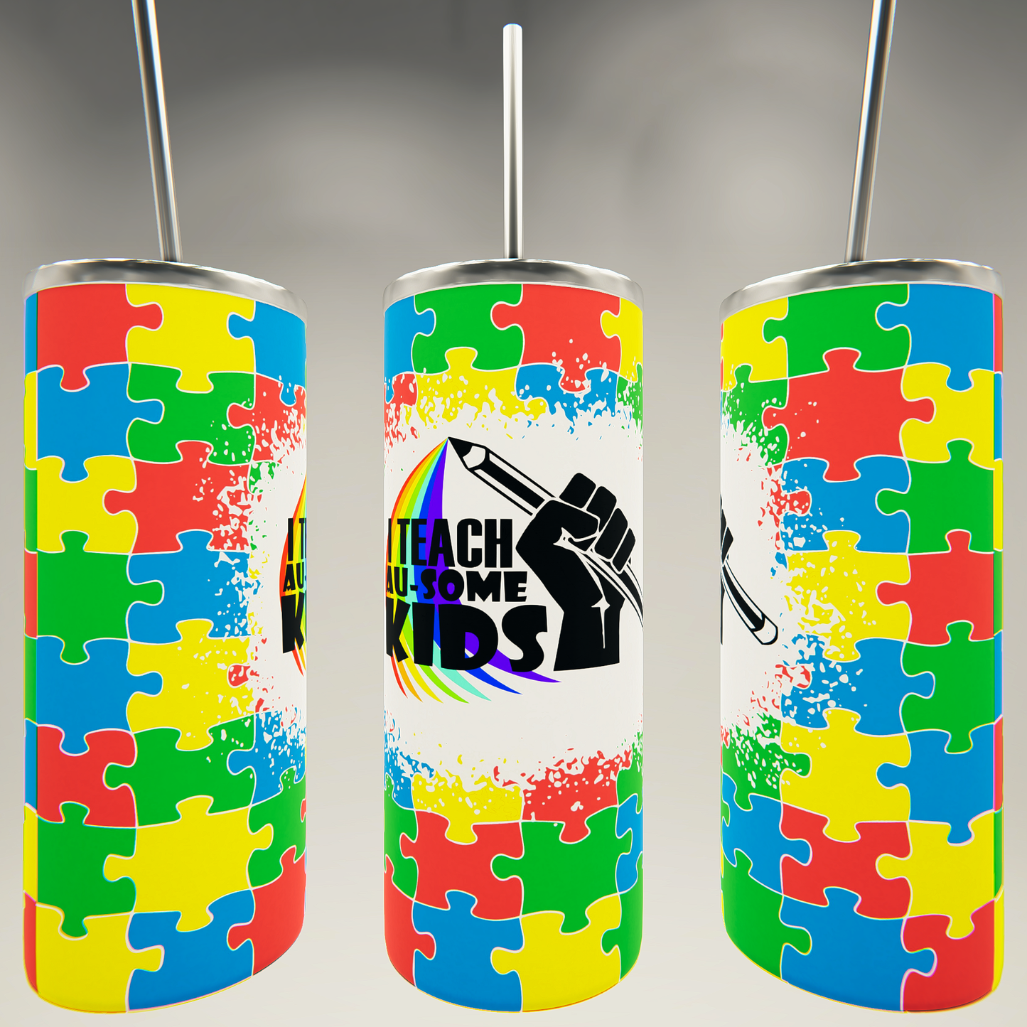 I Teach Au-Some Kids Tumbler