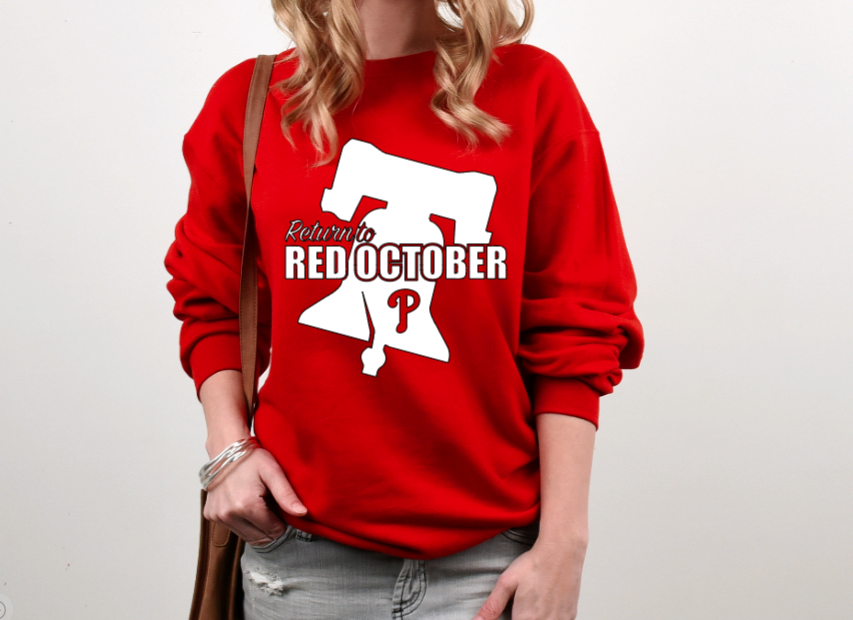 Red October - Philadelphia Phillies 2022 National League Champions T-Shirt