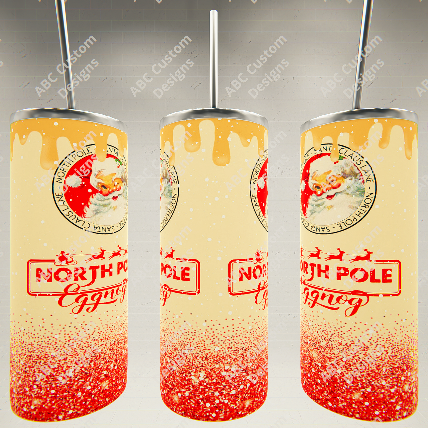 North Pole Eggnog Tumbler