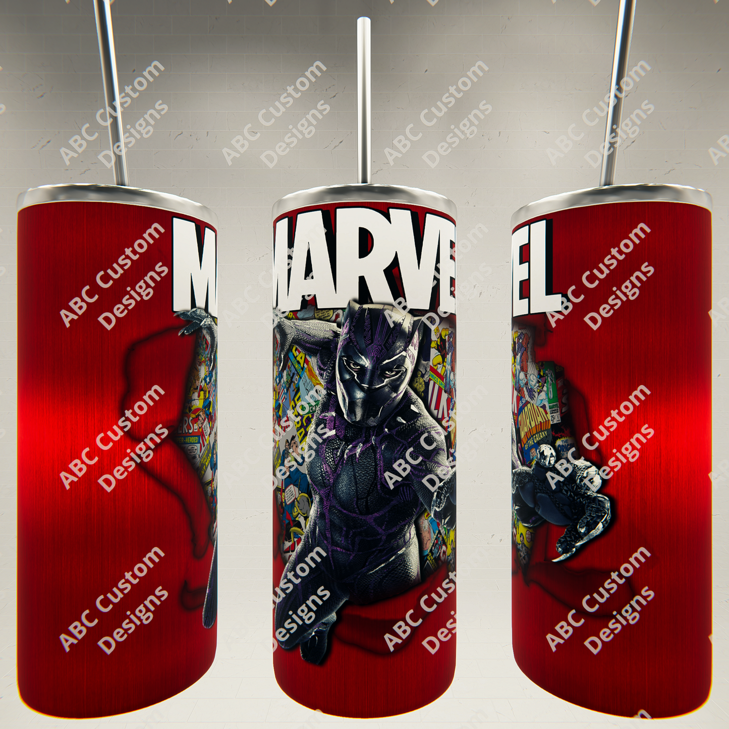Marvel Black Panther Tumbler