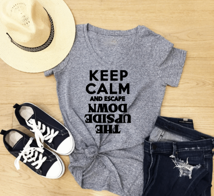 Stranger Things - Keep Calm and Escape the Upside Down T-Shirt
