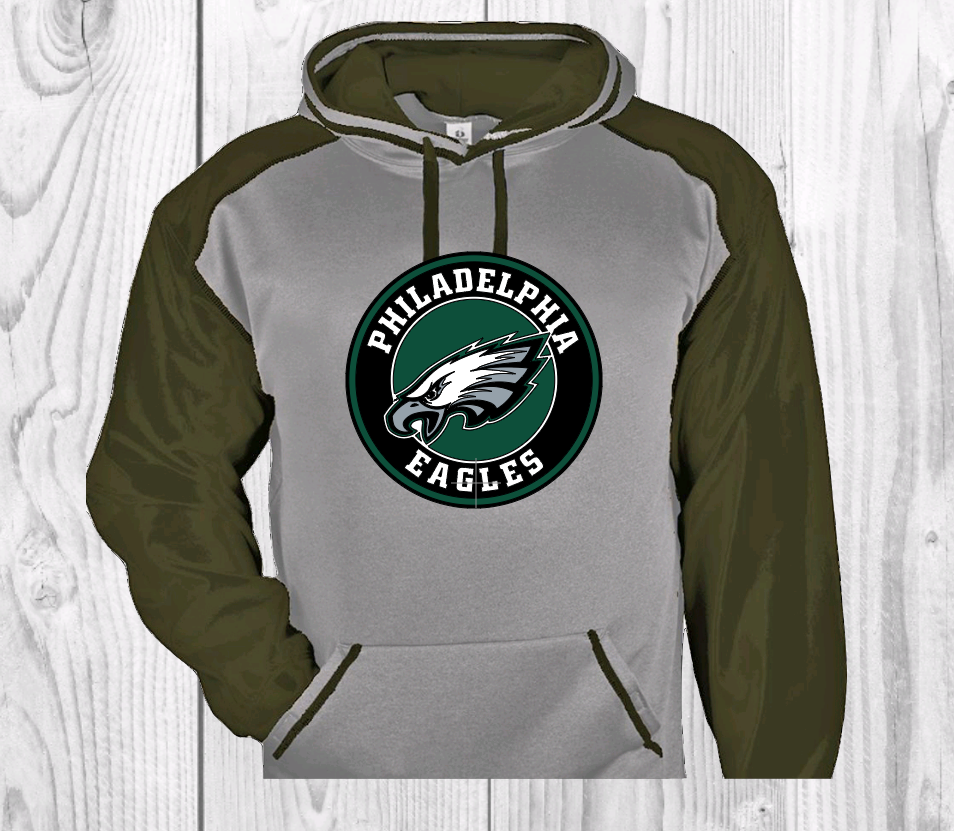Philadelphia Eagles Colorblock Hoodie