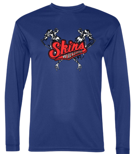 Skins Wrestling Performance Long Sleeve T - Personalized