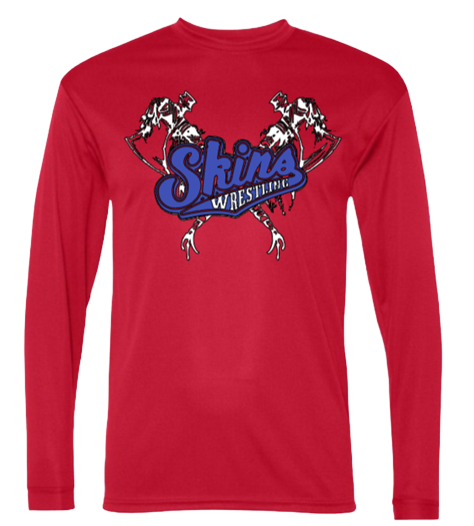 Skins Wrestling Performance Long Sleeve T - Personalized