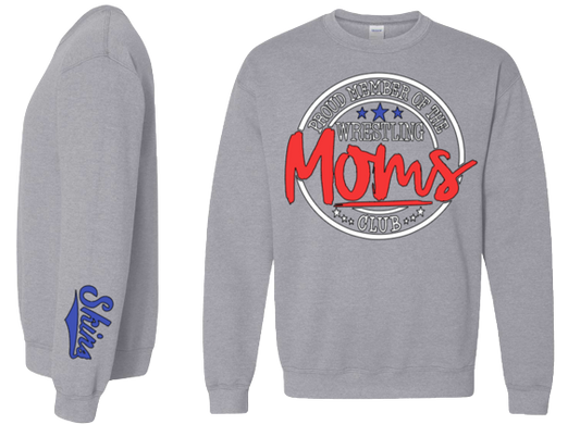 Skins Wrestling Mom Crewneck Sweatshirt - Personalized