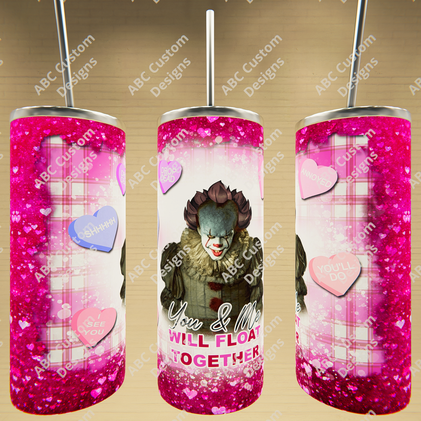 Valentine's Day - Horror Tumbler - Pennywise