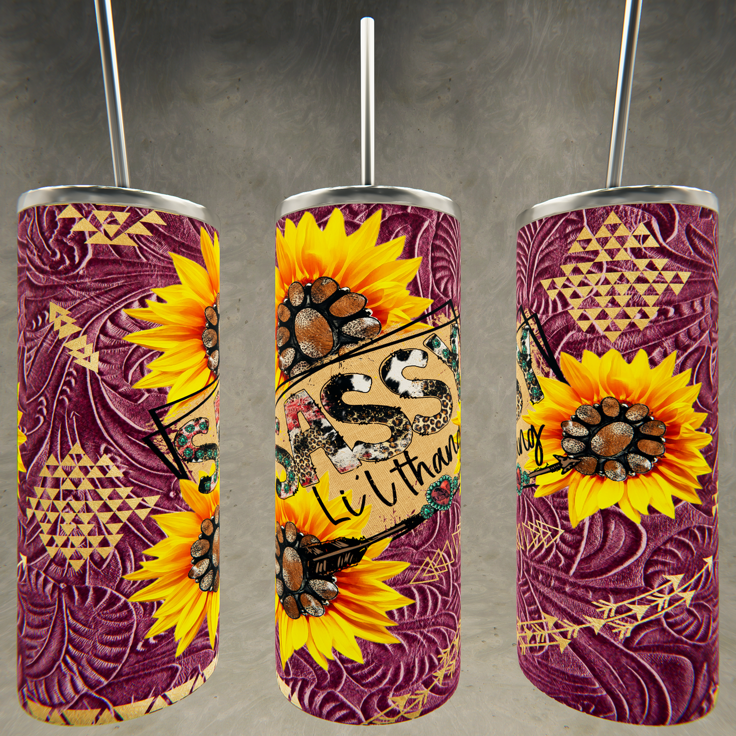 Sassy Lil Thang Sunflower Tumbler