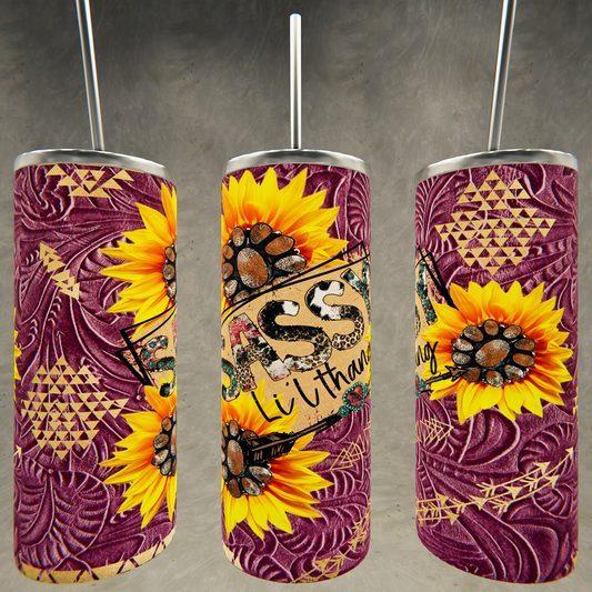 Sassy Lil Thang Sunflower Tumbler