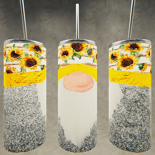 Sunflower Gnome Tumbler