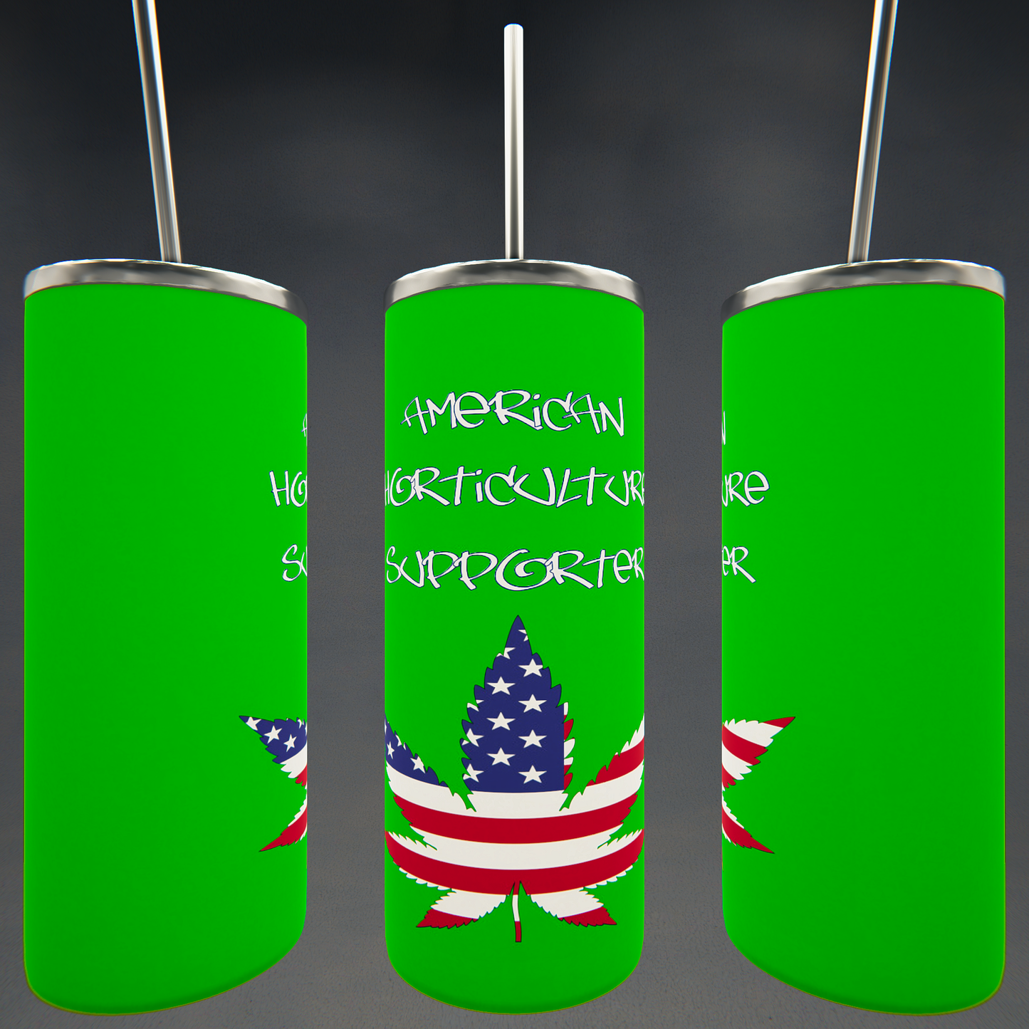 American Flag Weed Tumbler