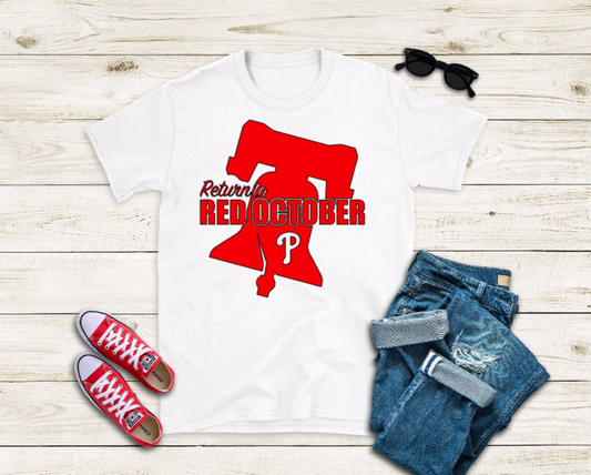 Red October - Philadelphia Phillies 2022 National League Champions T-Shirt