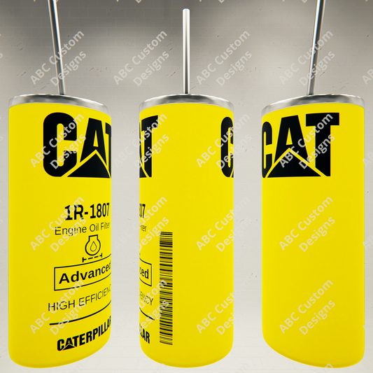 CAT Oil Filter Tumbler