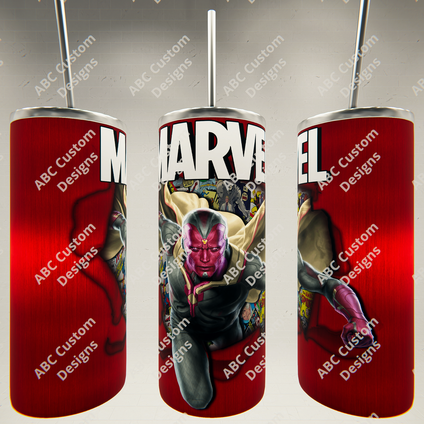 Marvel Vision Tumbler