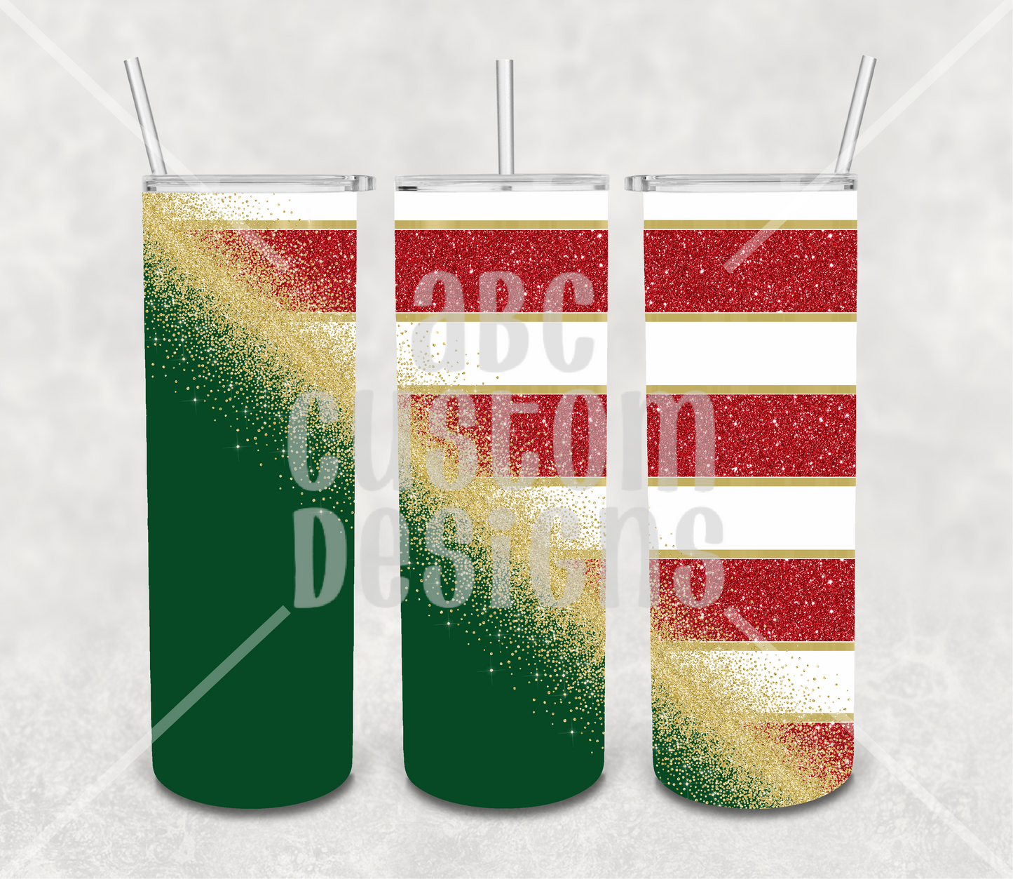 Tumbler - Christmas Colors