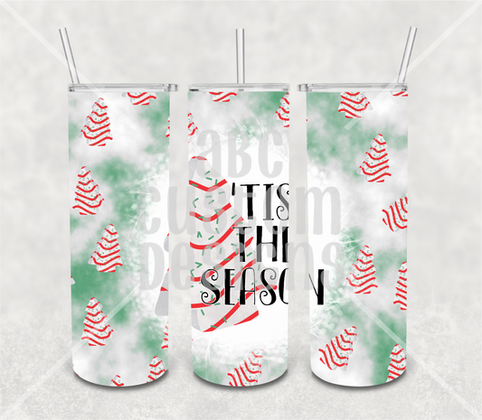 Tumbler - 'Tis The Season - Christmas Tree Cakes