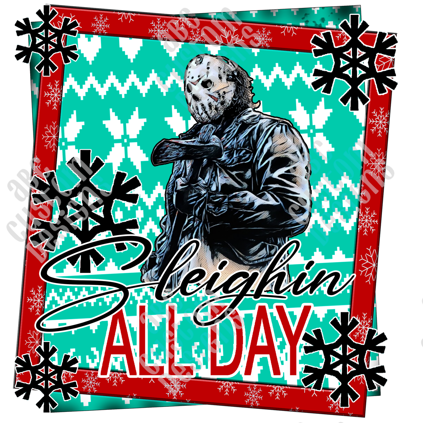 Tumbler - Jason Voorhees - Sleighin All Day