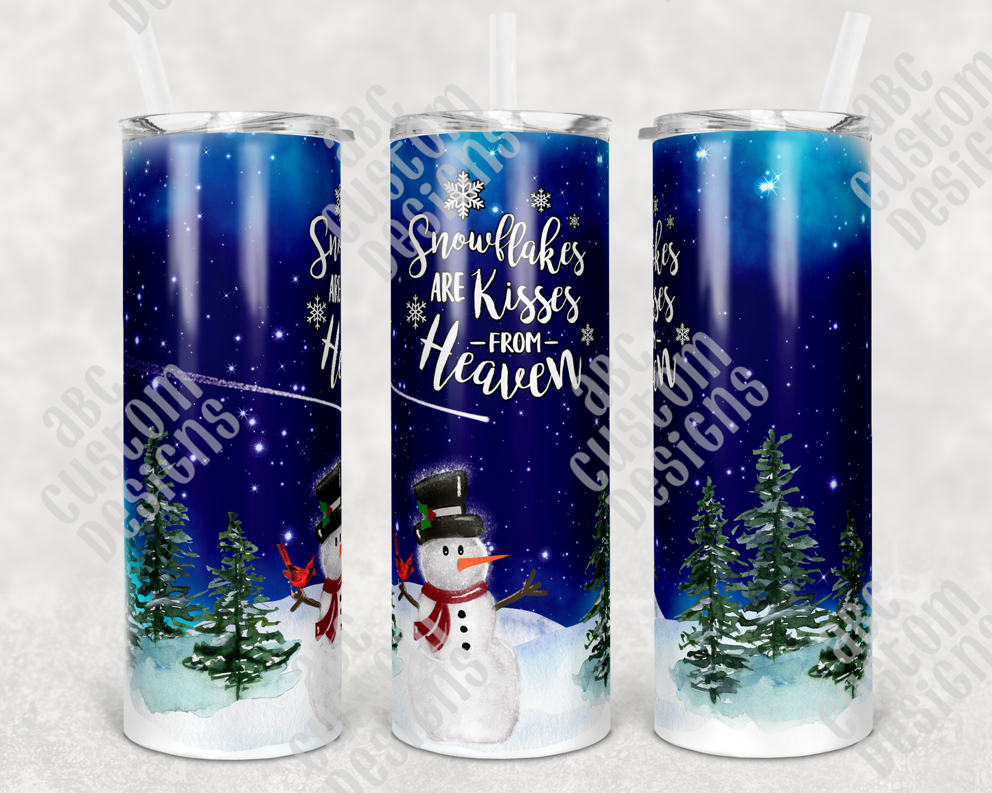 Tumbler - Snowflakes Are Kisses From Heaven